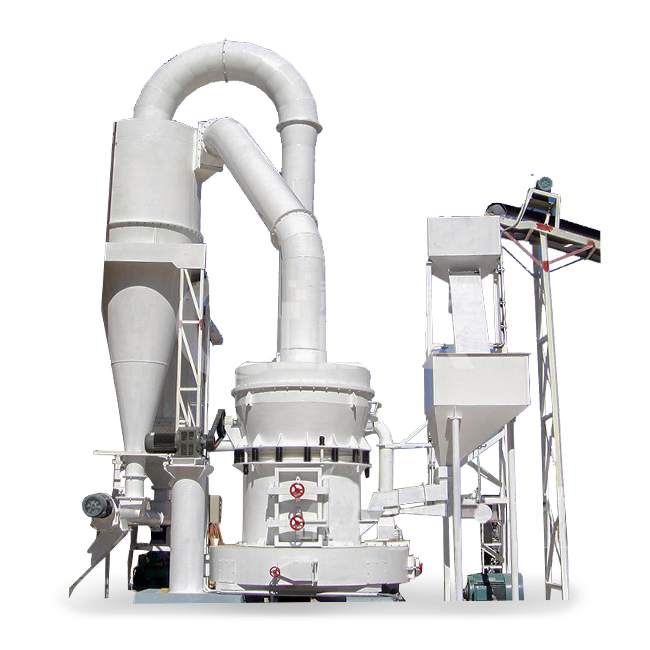Which mill is used for heavy calcium powder processing? 