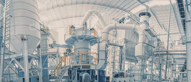 calcium carbonate vertical roller mill